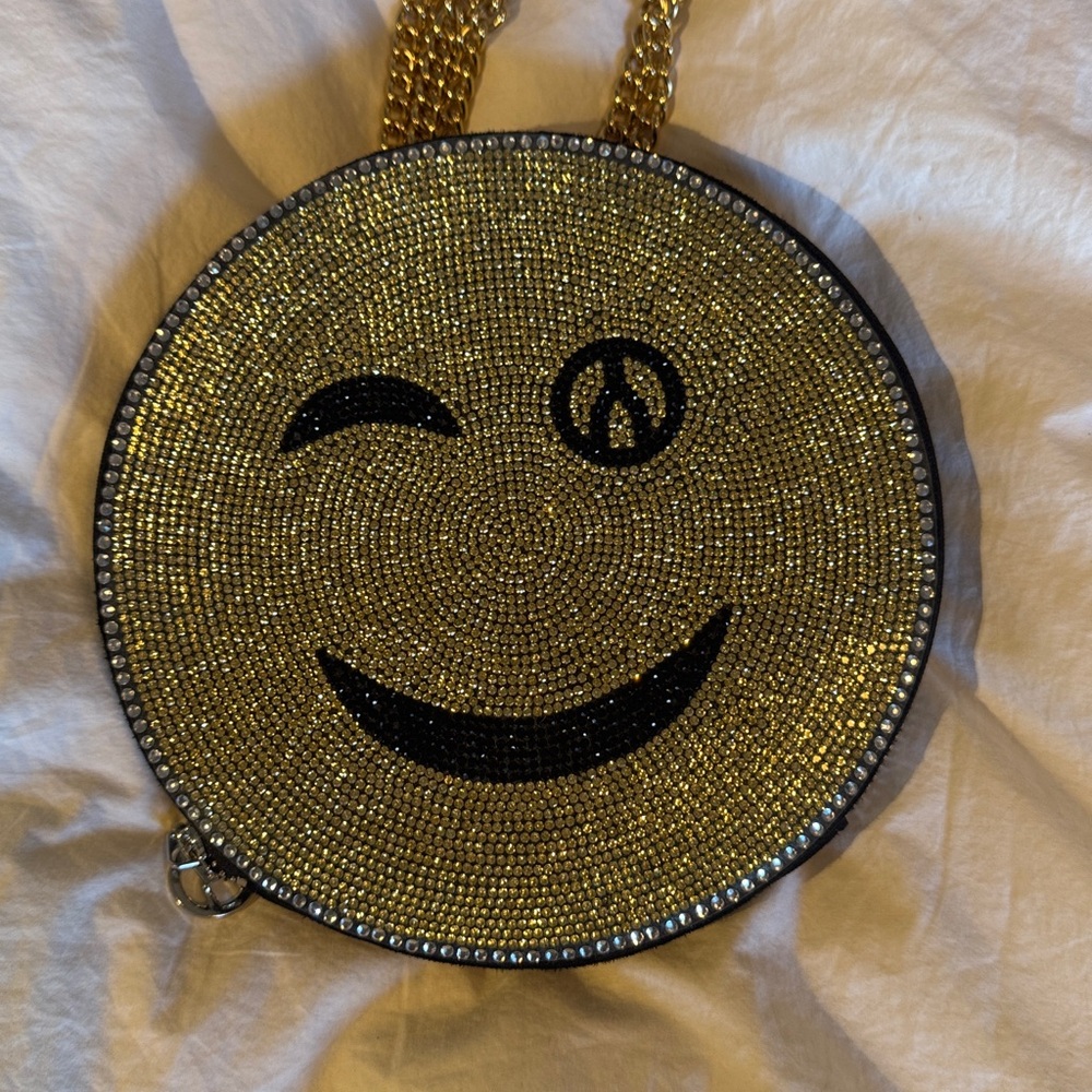Wishbone Smiley Face Rhinestone Crossbody Bag from Browns Shoes